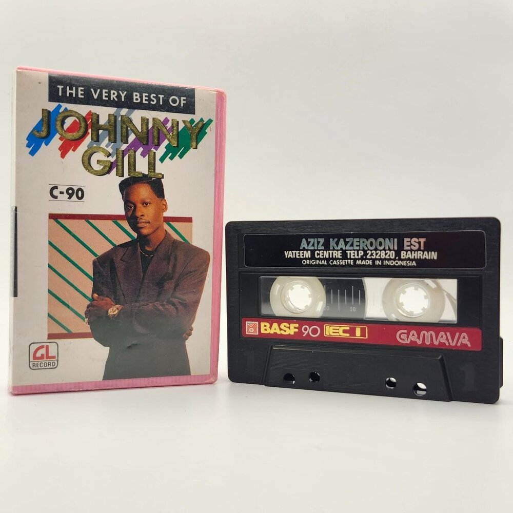The Very Best Of Johnny Gill Cassette UAE Bahrain Import Golden Lion Record C-90
